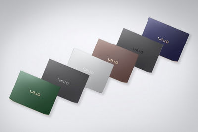 Person Using a VAIO Laptop