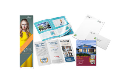 printed brochures and flyers