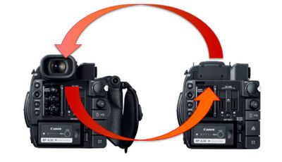 EOS viewfinder modification