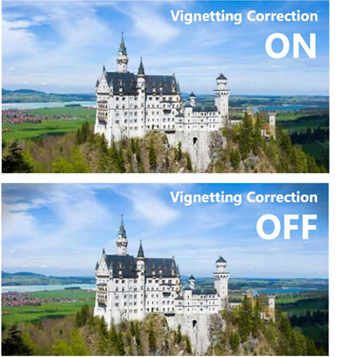 vignetting correction