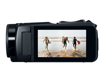 Canon VIXIA HF W10 Camcorder - SIDE LCD