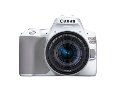 Rebel SL3 White Front with Lens