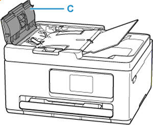 Clean the ADF (Auto Document Feeder) - TR7820