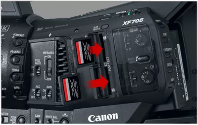 Dual SD Card Slots Camera Example