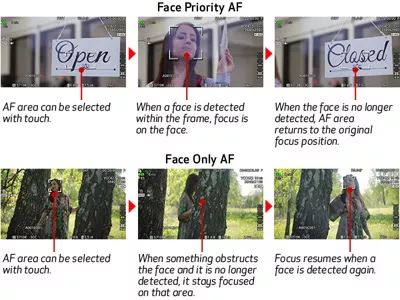 Face Detection AF Example