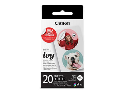 ZINK Pre-Cut Circle Sticker Paper