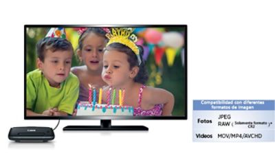 Compatibilidad con sus fotos y videos