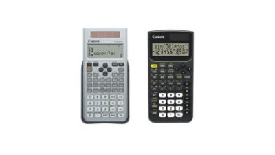 Two calculators side by side