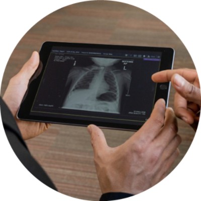 x-ray on tablet