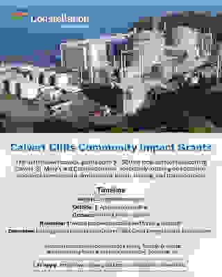 Calvert Cliffs Community Impact Grant Flyer