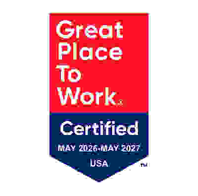 Great Place to Work Certified Registered Logo May 2026-May 2027 USA