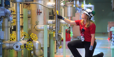 Limerick nuclear employee checking status of appliances