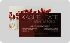 Customizable selection of business cards