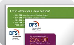 Explore current DFS product promotions