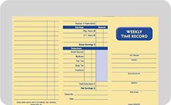 Employee time cards, books and records
