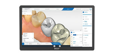 Digital scan and design of zirconia dental crowns using CEREC software
