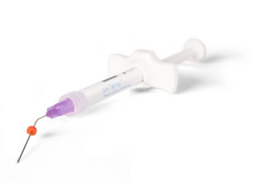 AH Temp root canal dressing in dispensing syringe with attached endo tip