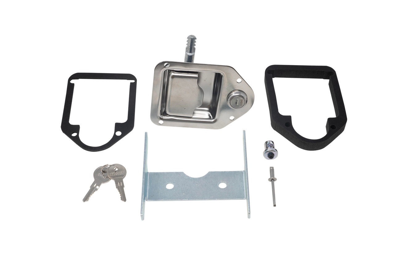 Toolbox A-Frame Latch Locking Paddle, Stainless Steel, for RC T