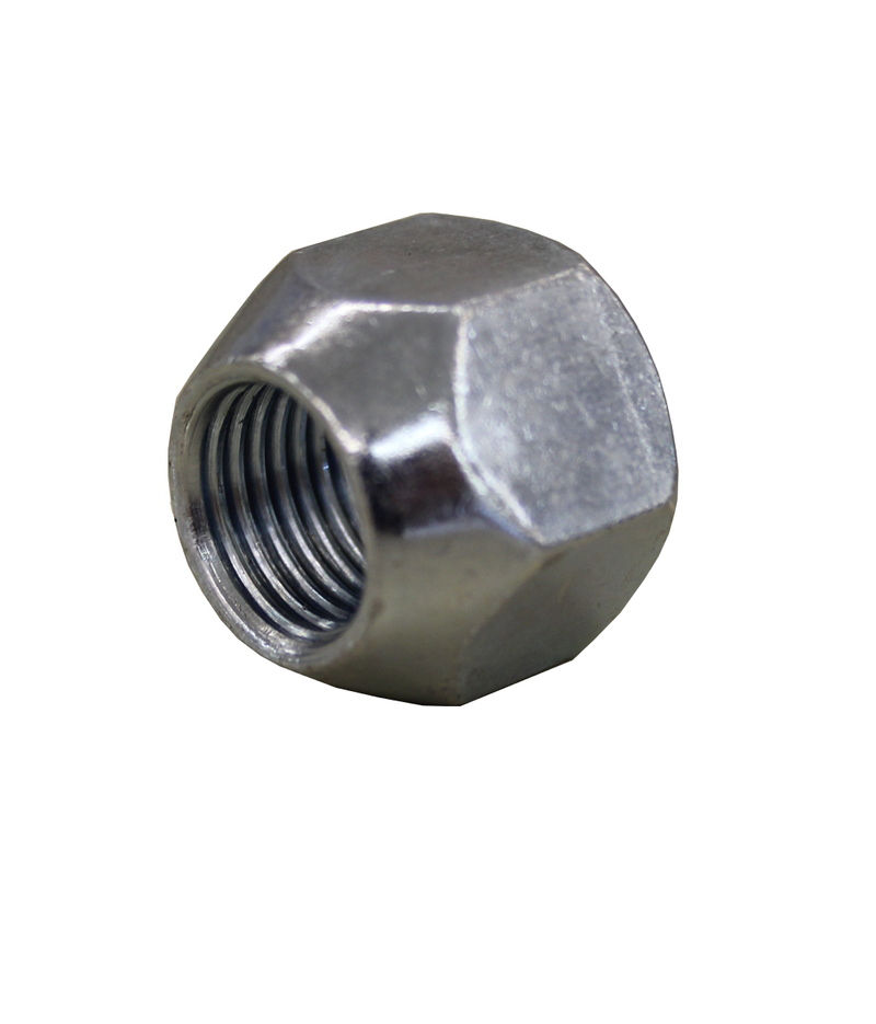Hex Wheel Nut, 60° Cone, 9/16-18 ID, 7/8 OD, Right Hand Thread
