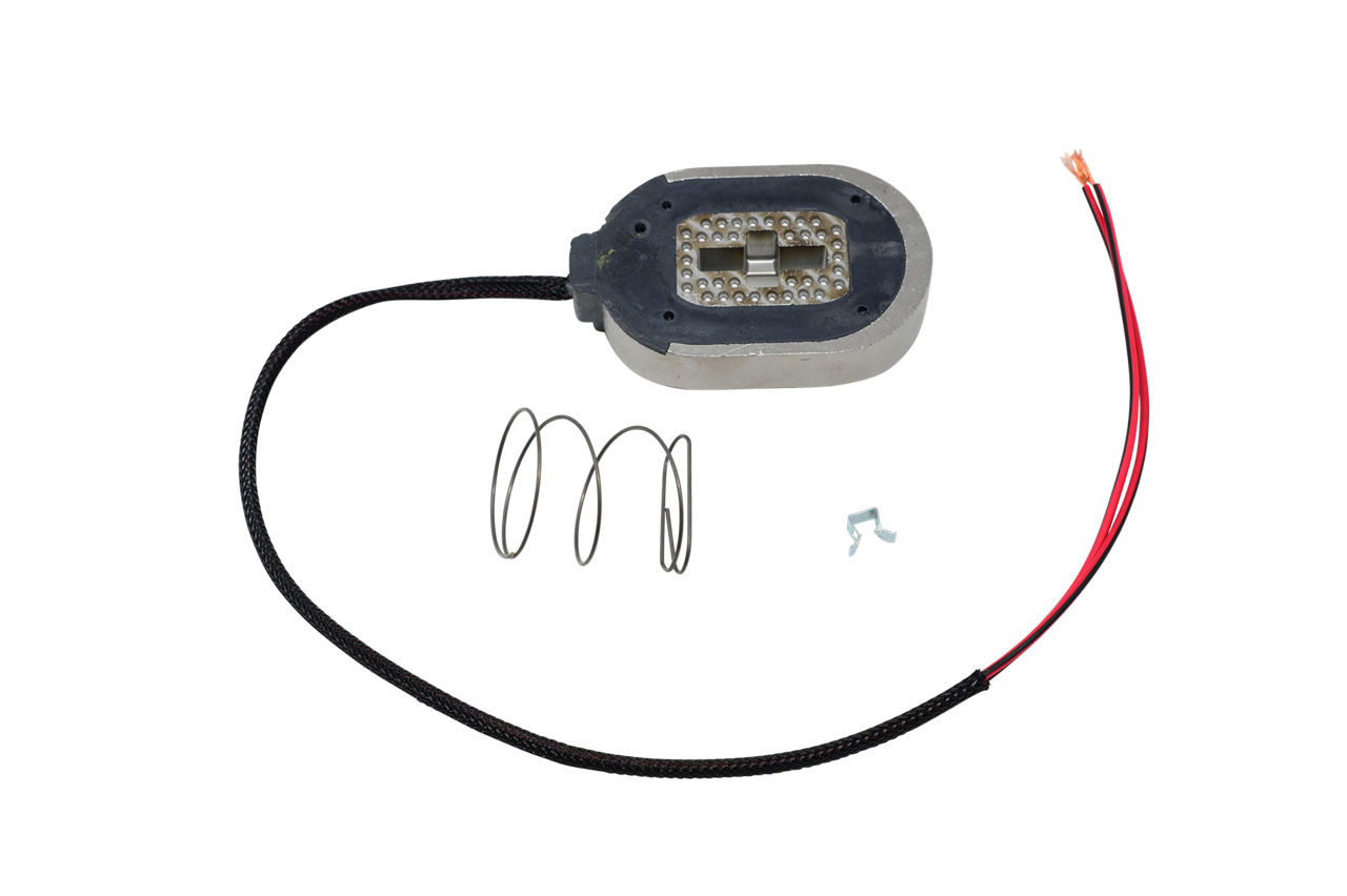 Dexter BP01-330 trailer brake magnet with spring and clip for 12-1/4