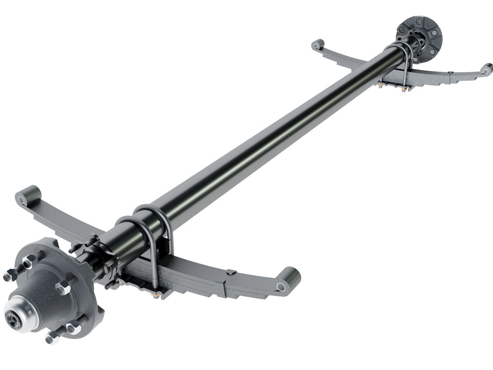 Dexter Axle, 5,200 LB Capacity, 6 on 5.5 Bolt Pattern, Idler