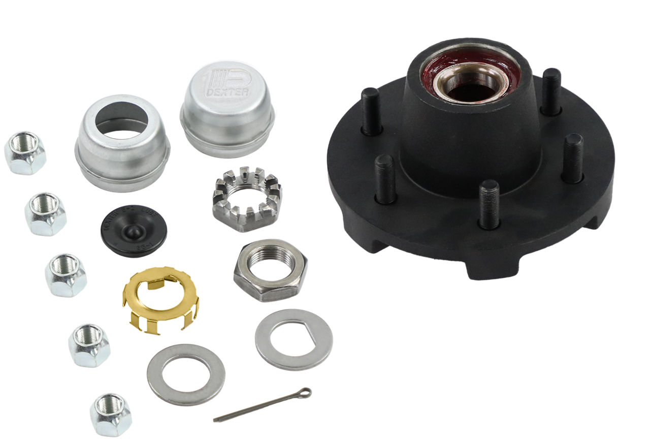 Dexter® Complete Idler Hub Assembly, #42 Spindle, E-Z Lube® or