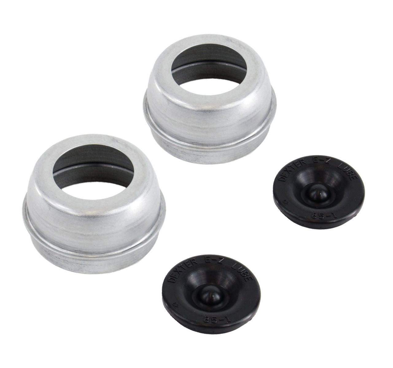 Dexter K71-315-00 trailer grease caps with EZ Lube rubber plugs for hub assemblies