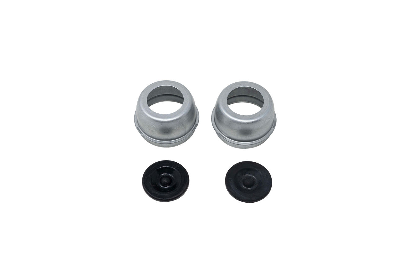 Dexter RG04-040 trailer grease caps with rubber plugs for hub dust protection