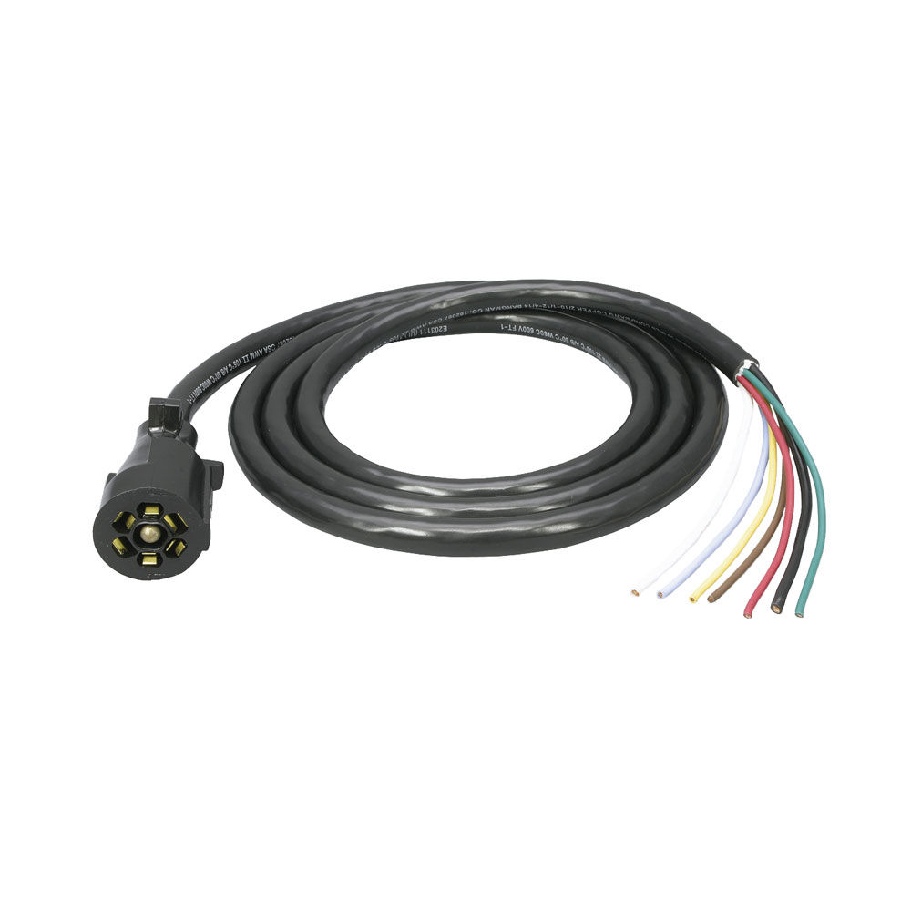 Trailer Electrical Harnesses: 7 Way 7 Blade RV 8' Trailer | Dexter