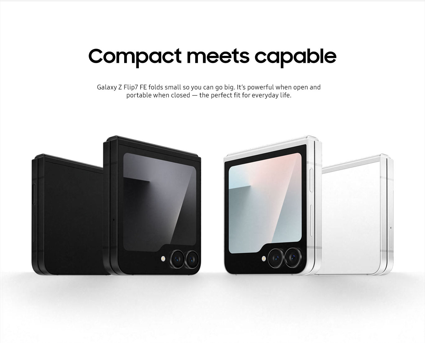 Galaxy Z Flip7 FE, compact meets capable