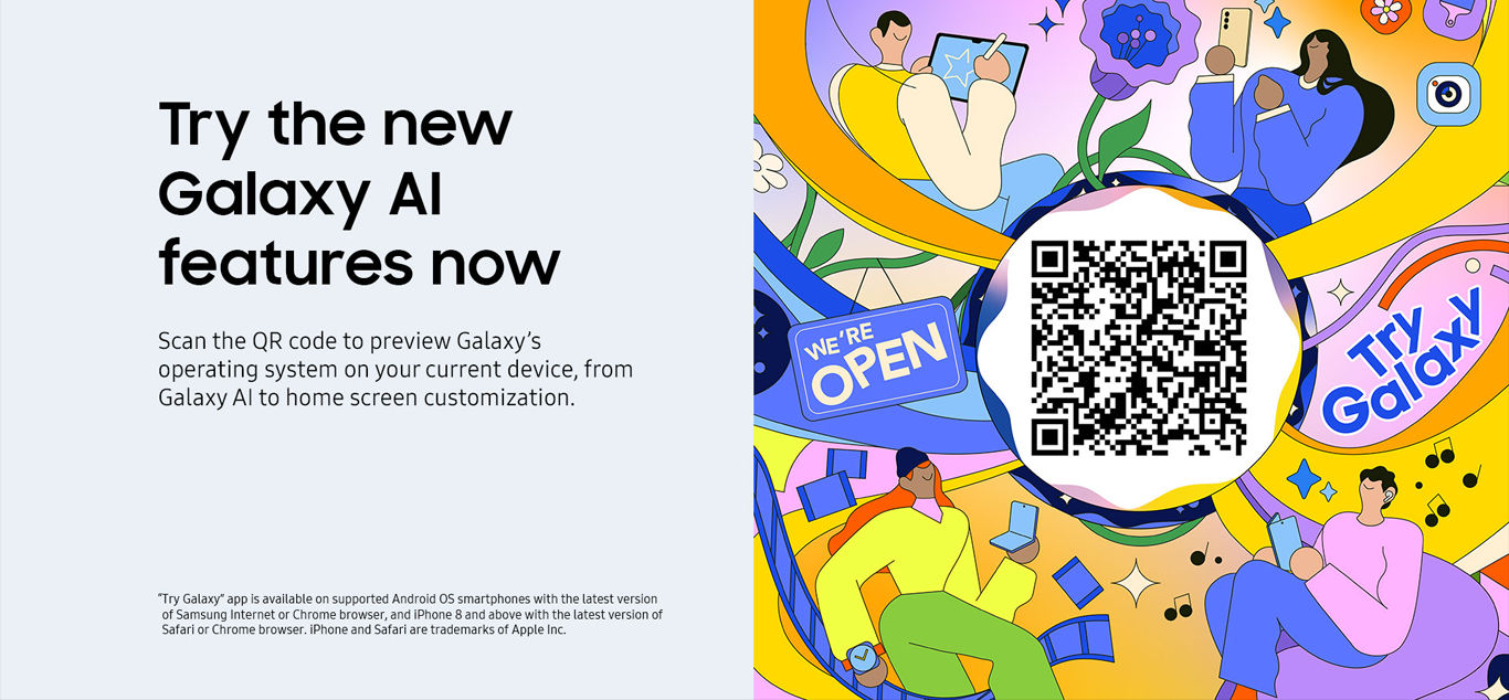 Galaxy Z Flip7 FE, try the new Galaxy AI features now