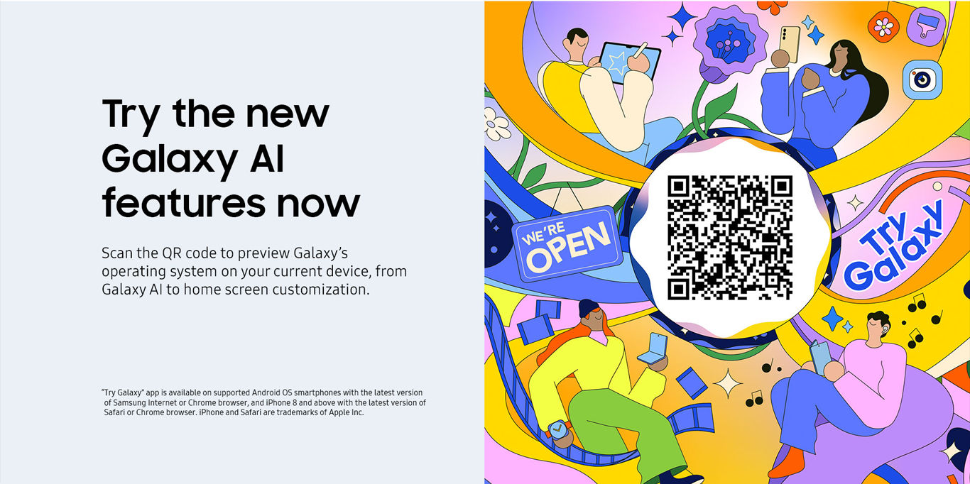 Galaxy Z Flip7, try the new Galaxy AI features now