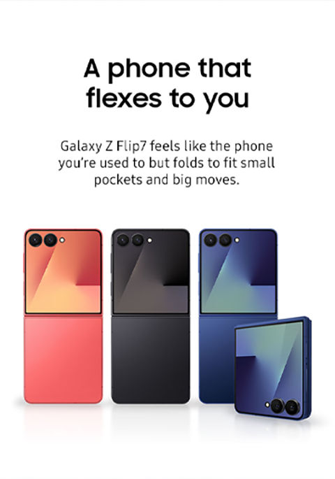 Galaxy Z Flip7, a phone that flexes to you