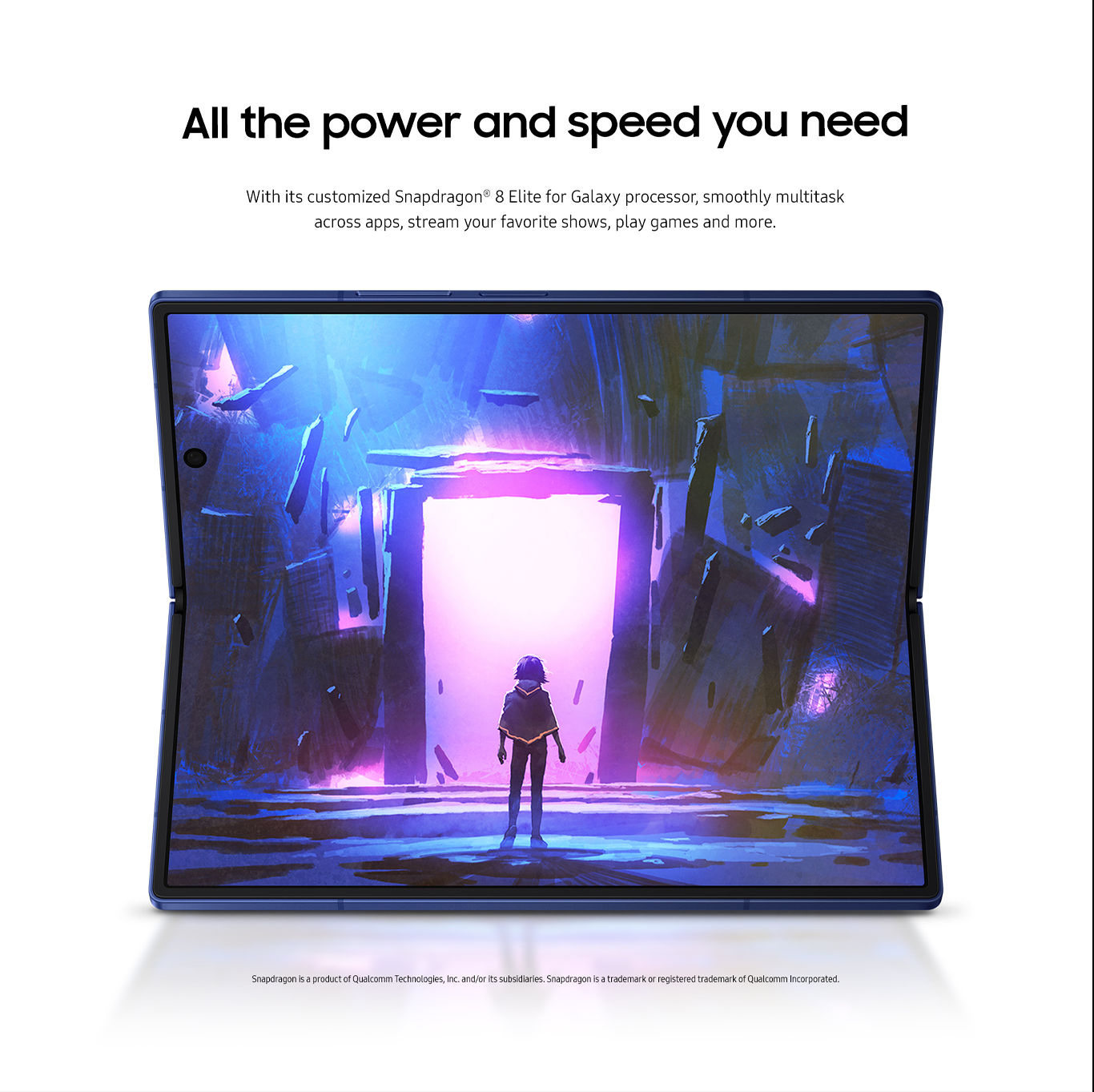 Galaxy Z Fold7, power and speed