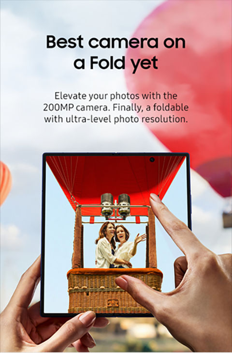 Galaxy Z Fold7, best camera