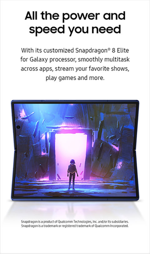 Galaxy Z Fold7, power and speed