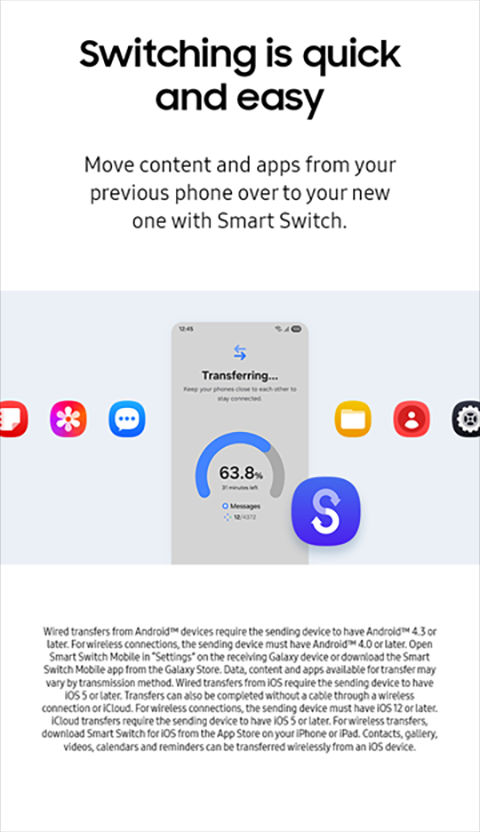 Galaxy Z Fold7, switching is quick and easy