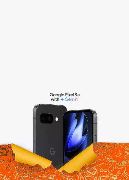 Google Pixel 9a with Boost Mobile Wrapping Paper