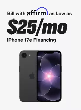 As Low as $25/mo Affirm Financing Bill for iPhone 17e
