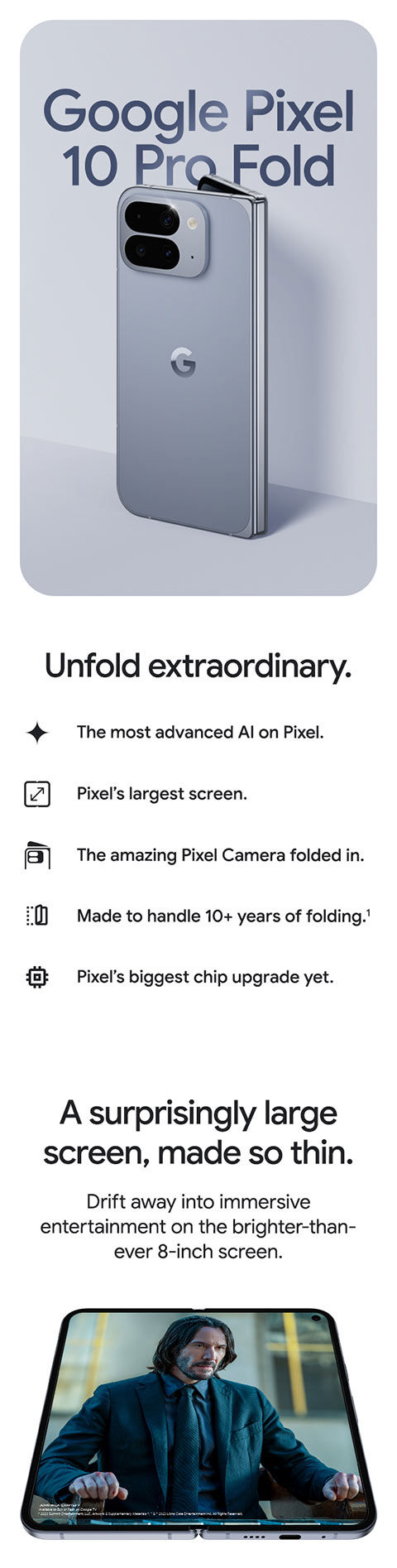Google Pixel 10 Pro Fold: Deals, Colors, Sizes & Specs