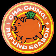 Cha-ching piggy bank sticker