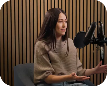 Girl on Podcast