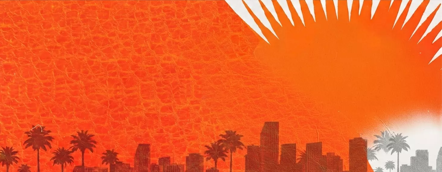 Orange Miami Background