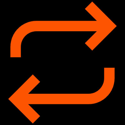 Two circular arrows