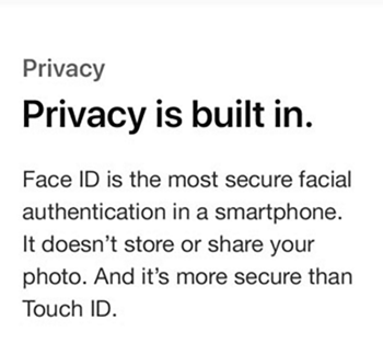 Privacy is built in