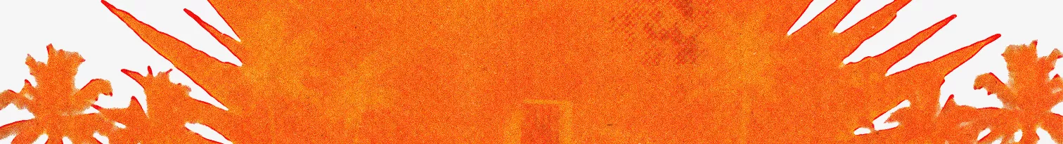 Orange and white sun ray image