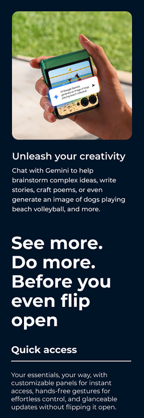 moto razr unleash your creativity