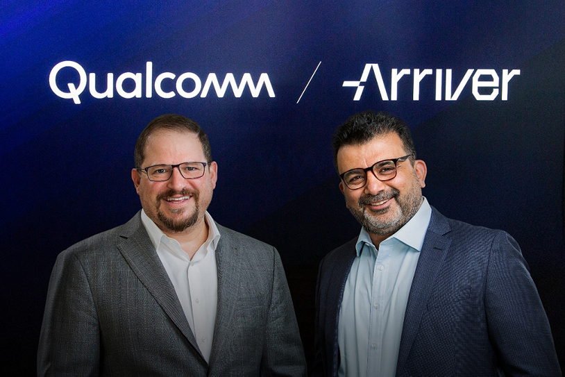Image: Cristiano Amon, President & CEO, Qualcomm, Inc & Nakul Duggal, senior vice president and GM, automotive, Qualcomm Technologies, Inc