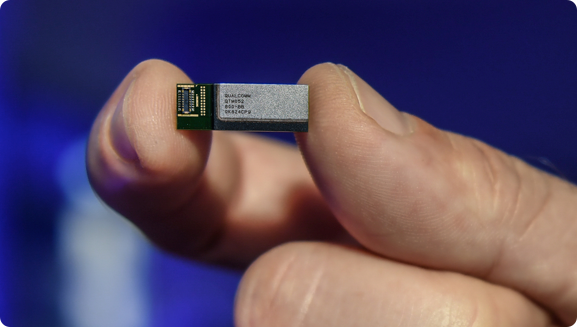 An image of a small RF module for mobile 5G applications