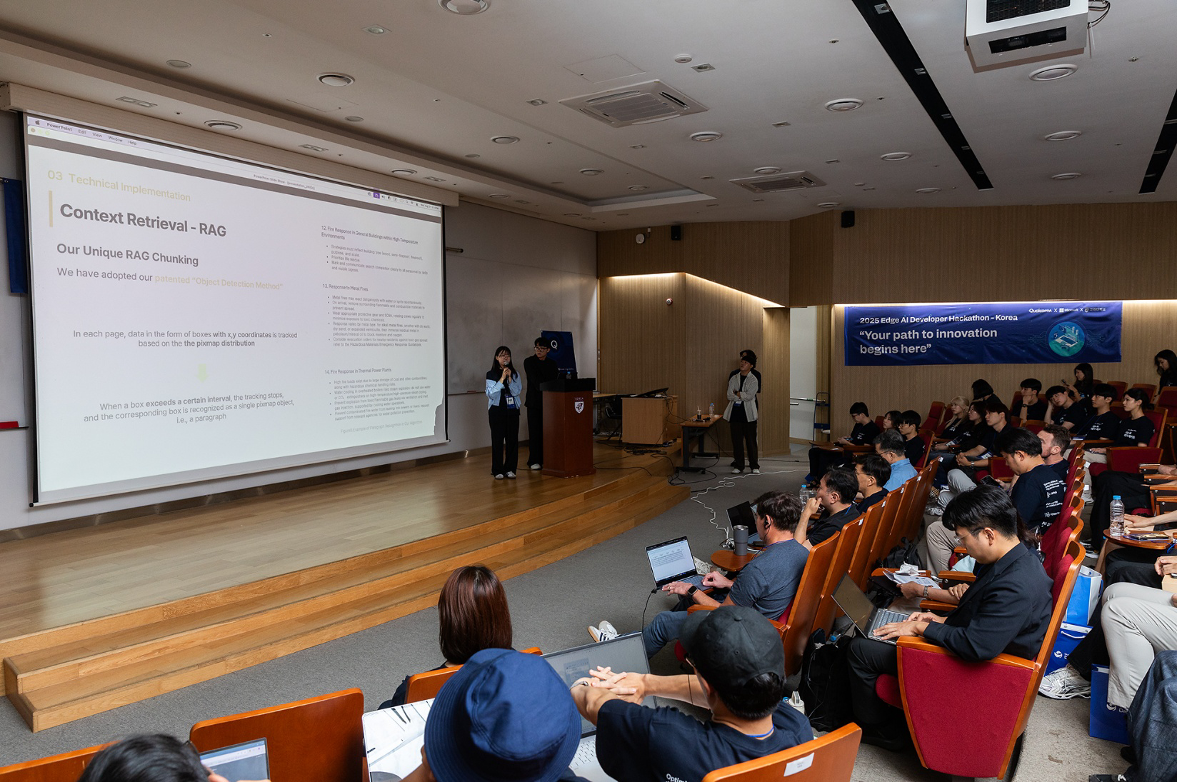 Conducting a presentation